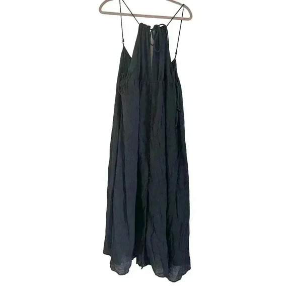 ASTR The Label Maxi Dress Black Adjustable Straps  Open Back Lined Size XS - Picture 1 of 7